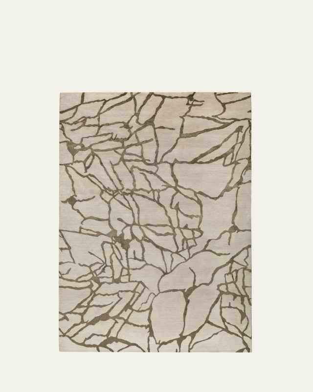 Tracery Hand-Knotted Rug, 8' x 10'